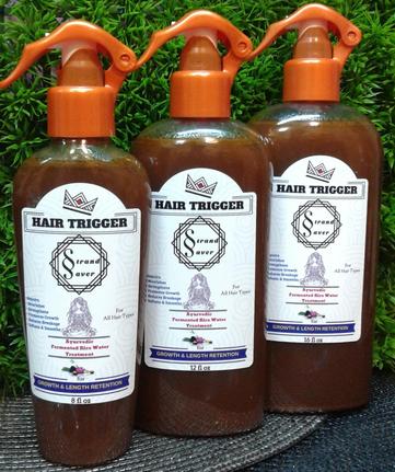 Hair Trigger Strand Saver- Ayurvedic Fermented Rice Water Treatment for Growth & Length Retention  